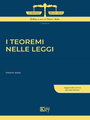 cover image of I teoremi nelle leggi